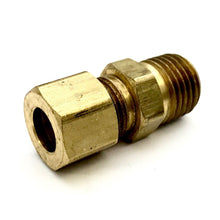 Load image into Gallery viewer, Cooler Line Fitting 5/16" Compression to Male 1/4" Pipe NPT Fitzall