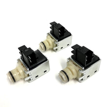 Load image into Gallery viewer, 4T60E Updated Solenoid Package 3 pieces Shift and Lock-up 1991-up GM