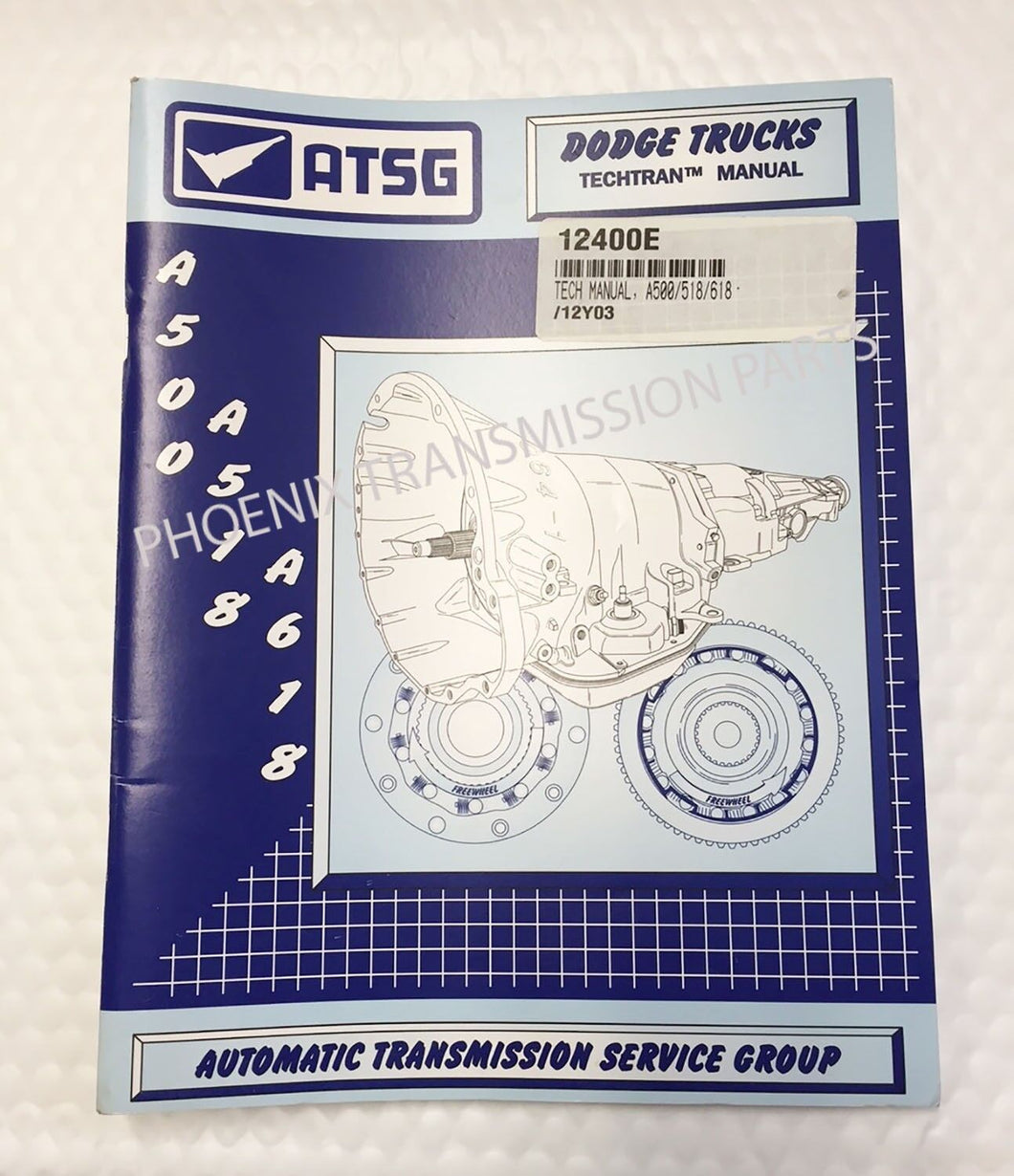 42RH 46RH Transmission Technical Service & Repair Manual ATSG