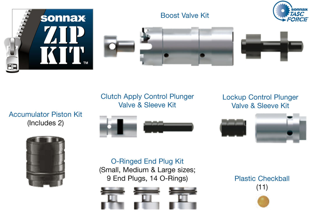 U140E U241?E Valve Body Rebuild Kit Sonnax Zip Kit fits Toyota U140E-U241E-ZIP