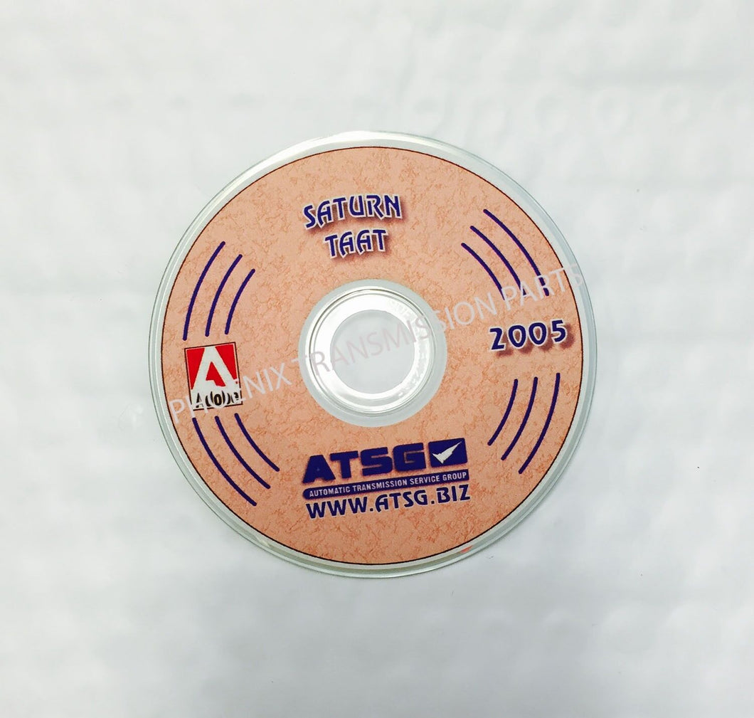 TAAT Transmission ATSG Technical Service and Repair Manual for Saturn CD Only