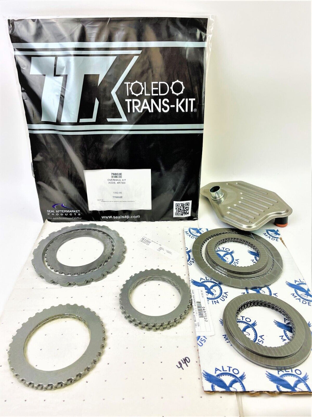 AODE TRANSMISSION Master Rebuild Kit with Alto Clutch Filter 1992-1995