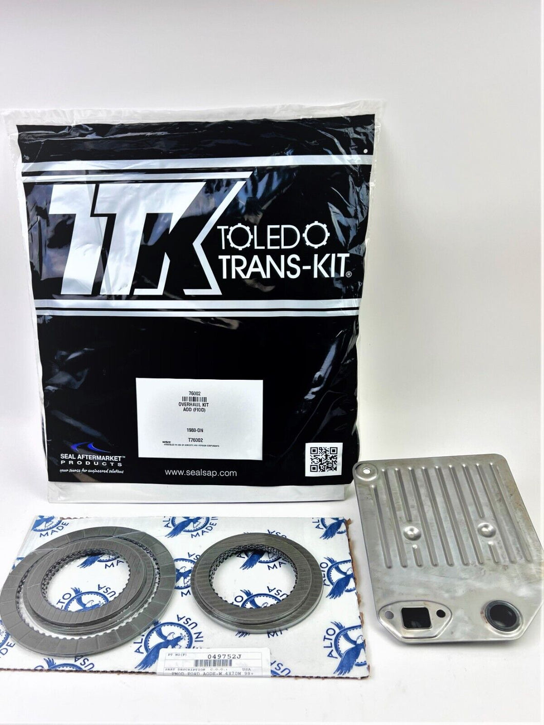 AOD Transmission Rebuild Kit 1980-1993 with 4WD Filter Alto Friction Plates