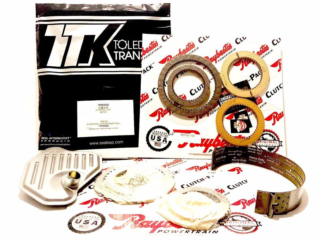 4R70W 4R75W TRANSMISSION Master Rebuild Kit 1996-2003 Frictions Lined Band