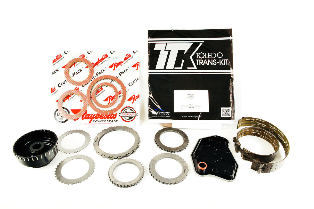 4R70W Master Rebuild Kit with Stage 1 Frictions & Forward Clutch Drum Kit 96-03