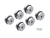 6T40 6T45 6T50 Gen 2 Transmission O-Ringed End Plug Kit Sonnax 144510-14K